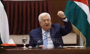Tổng thống Mahmoud Abbas mong muốn một quốc gia Palestine phi quân sự
