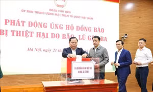 Hơn 112,6 tỷ đồng gửi tới đồng bào miền Trung, Tây Nguyên bị thiên tai, bão lũ