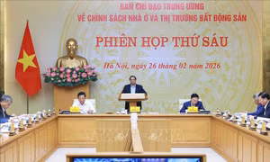 Thủ tướng chủ trì phiên họp thứ 6 của BCĐ TƯ về chính sách nhà ở