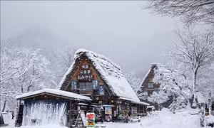 Shirakawago mùa Đông – ngôi làng cổ tích giữa núi rừng Nhật Bản