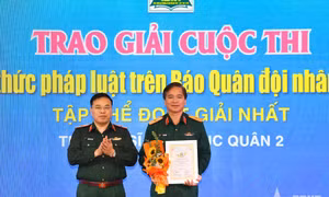 Tạo chuyển biến sâu rộng về nhận thức pháp luật trong cán bộ, chiến sĩ và nhân dân