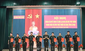 Bước chuyển trong xây dựng lực lượng thường trực có chất lượng tổng hợp cao