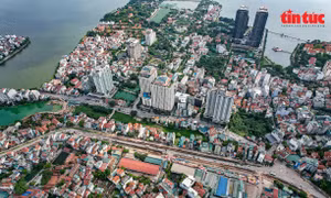 Hà Nội: Rào chắn thi công đường Nghi Tàm, tổ chức giao thông đường Âu Cơ