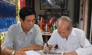 Hai cha con tâm huyết tìm thân nhân cho liệt sỹ