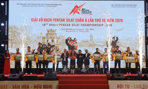 Khai mạc giải vô địch Pencak Silat Châu Á lần thứ 10 năm 2026