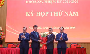 Ông Trần Huy Tuấn giữ chức Chủ tịch UBND tỉnh Ninh Bình