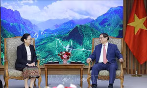 Thủ tướng Phạm Minh Chính tiếp Đại sứ Lào tại Việt Nam