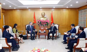Trưởng Ban Chính sách, Chiến lược TƯ Nguyễn Thanh Nghị tiếp Ủy viên HĐQT Tập đoàn The Asia Group