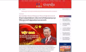 Lào đánh giá cao 'kỷ nguyên phát triển vươn mình' của Việt Nam