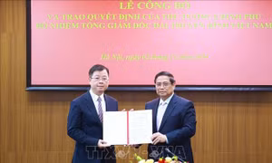 Thủ tướng Phạm Minh Chính trao quyết định điều động, bổ nhiệm Tổng Giám đốc Đài Truyền hình Việt Nam