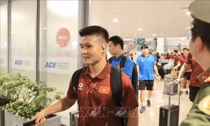 ASEAN Cup 2026: Đội tuyển Việt Nam về đến Hà Nội