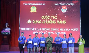 Thanh niên xung kích trong phòng, chống tội phạm mua bán người xuyên quốc gia