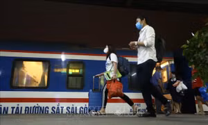 Chạy thêm 15 đoàn tàu chặng TP Hồ Chí Minh và các ga miền Trung trong dịp Tết