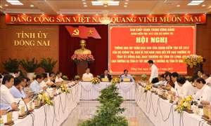 Thông qua dự thảo Báo cáo kết quả kiểm tra đối với các tỉnh Đồng Nai, Bình Phước, Long An, Tây Ninh