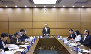 Chủ tịch Quốc hội Trần Thanh Mẫn chủ trì cuộc họp rà soát các công việc chuẩn bị cho Ngày bầu cử