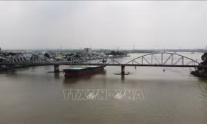 Xác định nguyên nhân ban đầu vụ và chạm khiến cầu đường sắt qua Đồng Nai gián đoạn