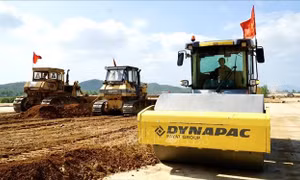 Mùa Xuân trên công trường Cảng hàng không Phù Cát