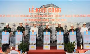 Khởi công dự án nhà ở xã hội cho gia đình lực lượng vũ trang trong quân đội