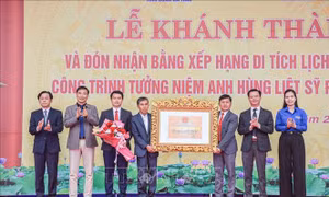 Khánh thành Nhà tưởng niệm Anh hùng Liệt sỹ Phan Đình Giót