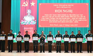 Bình Phước: Tìm kiếm, quy tập được 684 hài cốt liệt sĩ