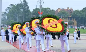 Lãnh đạo Đảng, Nhà nước vào Lăng viếng Chủ tịch Hồ Chí Minh