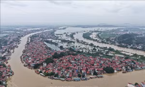 Bắc Ninh: Rút báo động III trên sông Thương, báo động II trên sông Cầu