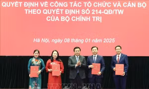 Học viện Chính trị quốc gia Hồ Chí Minh công bố các quyết định tổ chức cán bộ