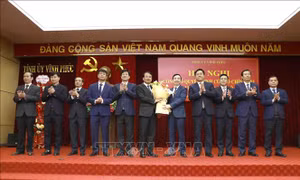 Đồng chí Đặng Xuân Phong giữ chức Bí thư Tỉnh ủy Vĩnh Phúc