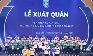 Câu lạc bộ bóng đá Bắc Ninh xuất quân thi đấu Giải hạng Nhì Quốc gia 2025