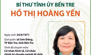 Bí thư Tỉnh ủy Bến Tre Hồ Thị Hoàng Yến