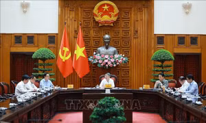 Thủ tướng Lê Minh Hưng làm việc về xây dựng khung kiến trúc tổng thể quốc gia số