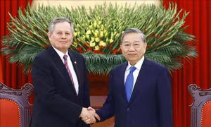 Tổng Bí thư Tô Lâm tiếp Thượng nghị sĩ Hoa Kỳ Steve Daines
