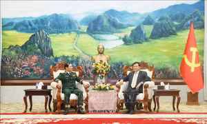 Đoàn kết giữa hai Quân đội Việt Nam - Lào là đặc biệt của đặc biệt