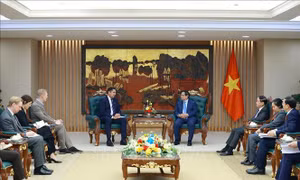 Thủ tướng Phạm Minh Chính tiếp Đại sứ Thụy Điển tại Việt Nam và Tổng Giám đốc Tập đoàn SYRE