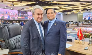 Thủ tướng Phạm Minh Chính gặp Tổng Thư ký LHQ và Thủ tướng Australia