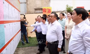 Phát động phong trào thi đua để bầu cử trở thành ngày hội lớn của đất nước