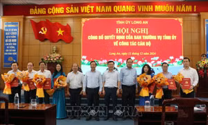 Long An luân chuyển, điều động nhiều cán bộ