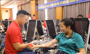 Hiến máu tình nguyện đã trở thành nét đẹp văn hóa trong mỗi người dân