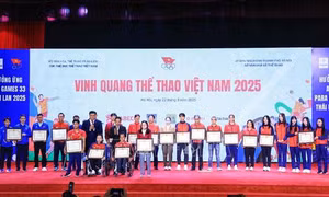 Vinh quang Thể thao Việt Nam 2025: Vinh danh nhiều gương mặt thể thao tiêu biểu