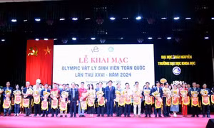 Khai mạc Olympic Vật lý sinh viên toàn quốc năm 2024