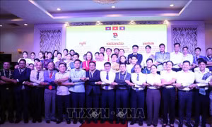 Sinh viên Lào, Campuchia đón Tết cổ truyền ấm áp tại TP Hồ Chí Minh