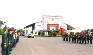 Lễ đón 62 hài cốt liệt sĩ từ Campuchia về nước