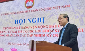 Tập huấn kỹ năng vận động bầu cử cho người ứng cử