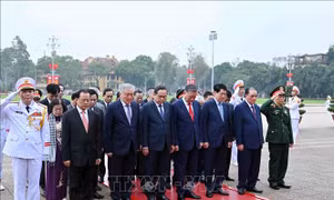 Lãnh đạo Đảng, Nhà nước vào Lăng viếng Chủ tịch Hồ Chí Minh