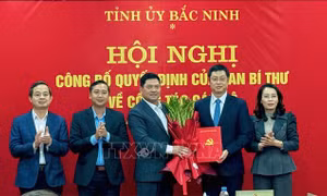 Bắc Ninh công bố quyết định chuẩn y chức danh Phó Bí thư Tỉnh ủy