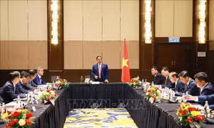 Thủ tướng Phạm Minh Chính làm việc với các Đại sứ Việt Nam tại khu vực ASEAN