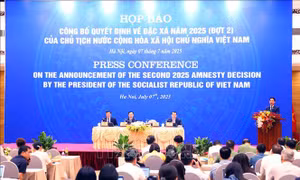 Họp báo công bố Quyết định về đặc xá năm 2025 (đợt 2) của Chủ tịch nước