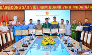 Khen thưởng đột xuất 10 tập thể, cá nhân dũng cảm hỗ trợ chữa cháy