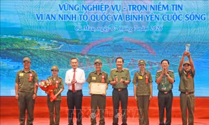 Rèn luyện tác phong, kỹ năng xử lý tình huống cho lực lượng bảo vệ an ninh, trật tự ở cơ sở