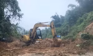 Công bố tình huống khẩn cấp về thiên tai trên tuyến đường Trường Sơn Đông 